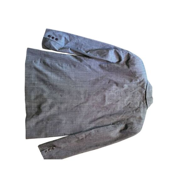 Vintage Christian Dior Blazer Women's 8 Grey Double Breasted Two Button Wool - Picture 2 of 7
